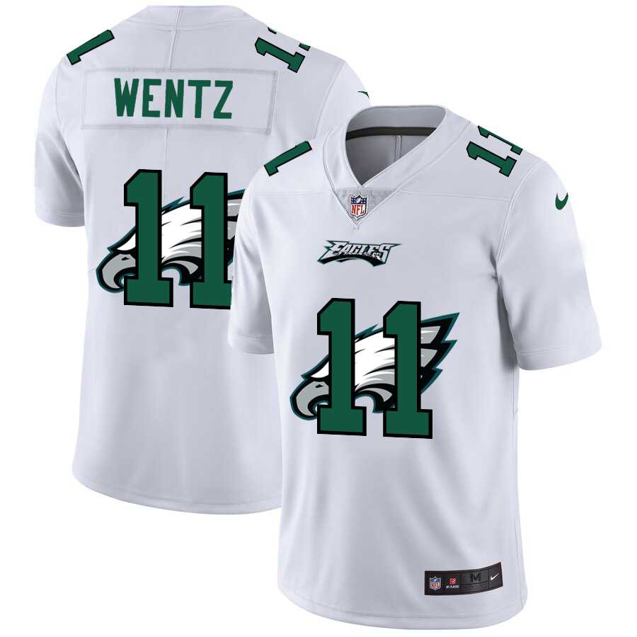 Nike Eagles 11 Carson Wentz White Shadow Logo Limited Jersey Yhua,We sell and wholesale Nike Eagles 11 Carson Wentz White Shadow Logo Limited Jersey Yhua on line form chian!